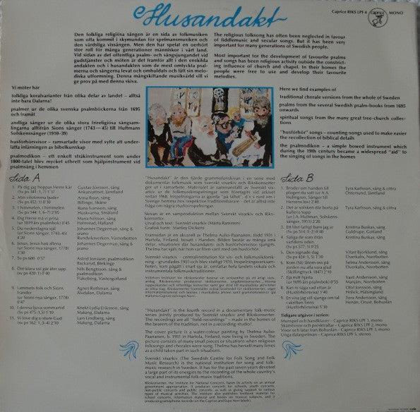 Various ~ Husandakt (Vinyl) - Djungel & Jazz