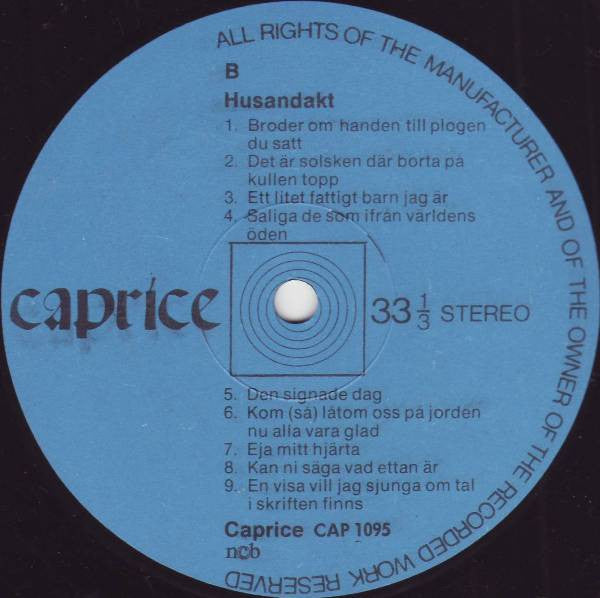 Various ~ Husandakt (Vinyl) - Djungel & Jazz