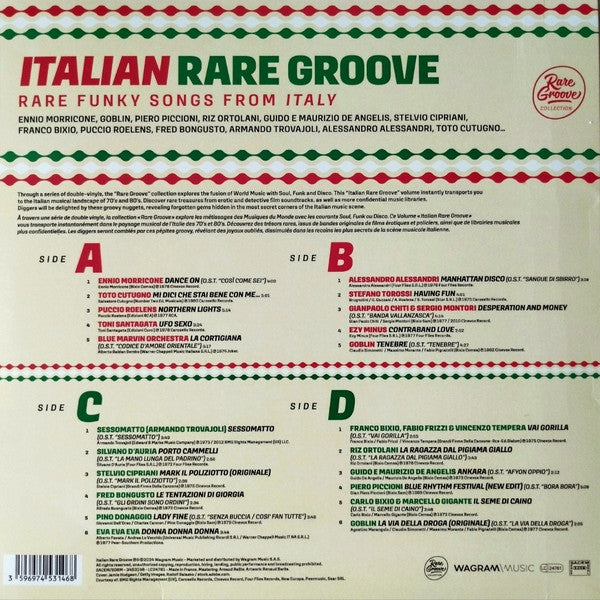 Various ~ Italian Rare Groove (Rare Funky Songs From Italy) (Vinyl) - Djungel & Jazz