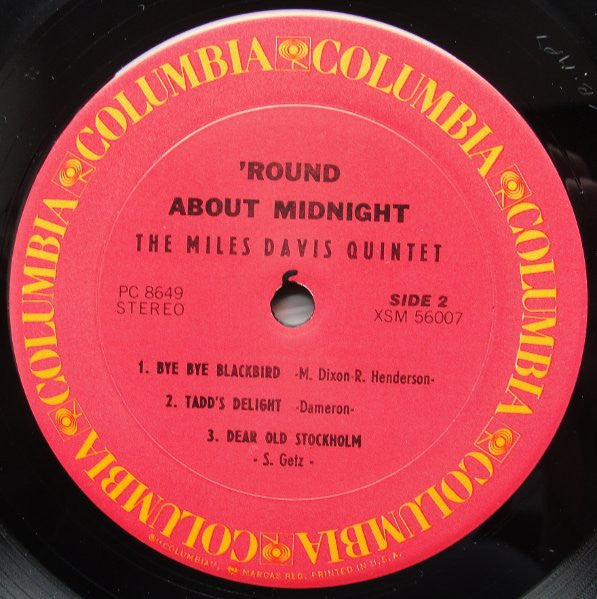 Miles Davis : 'Round About Midnight (LP, Album, RE)