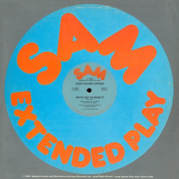 Glen Adams Affair : Just A Groove (12", Single)