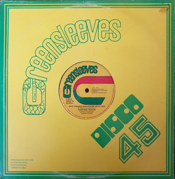 The Morwells / Ranking Trevor : They Hold Us Down / Give Thanks And Praises Unto Jah (12")