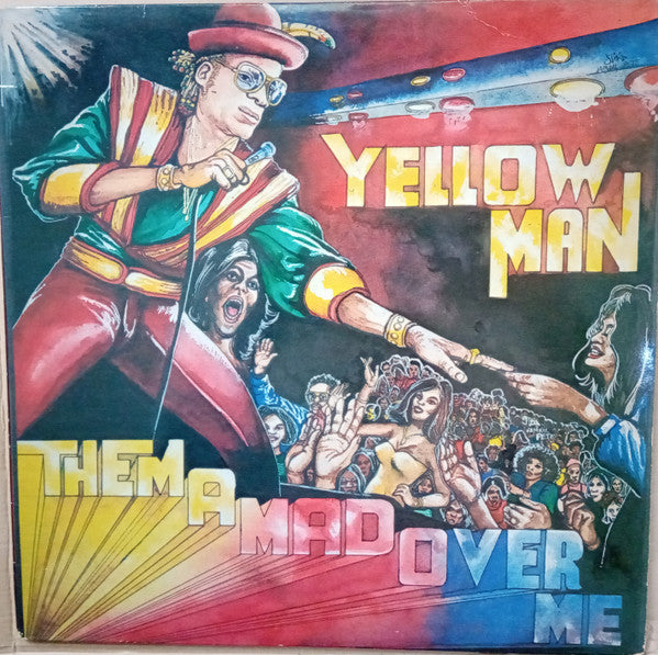 Yellowman : Them A Mad Over Me (LP, Album, blu)