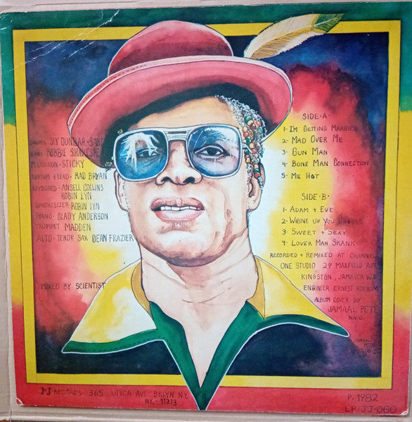 Yellowman : Them A Mad Over Me (LP, Album, blu)