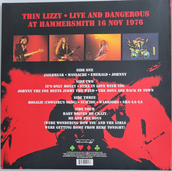 Thin Lizzy ~ Live And Dangerous At Hammersmith 16 Nov 1976 (Vinyl) - Djungel & Jazz