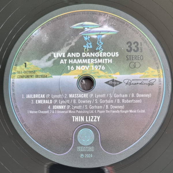 Thin Lizzy ~ Live And Dangerous At Hammersmith 16 Nov 1976 (Vinyl) - Djungel & Jazz