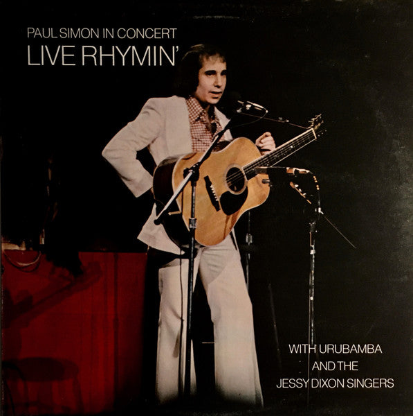 Paul Simon With Urubamba And The Jessy Dixon Singers ~ Paul Simon In Concert Live Rhymin' (Vinyl) - Djungel & Jazz