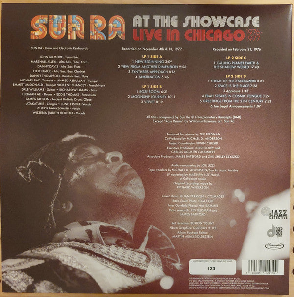 Sun Ra ~ At The Showcase: Live In Chicago 1976-1977 (Vinyl) - Djungel & Jazz