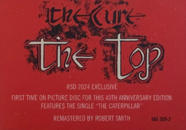 The Cure : The Top (LP, Album, RSD, Ltd, Pic, RE, RM)
