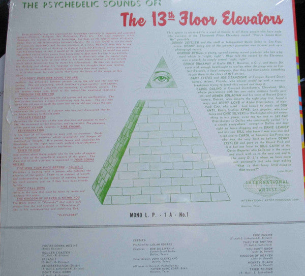 13th Floor Elevators ~ The Psychedelic Sounds Of The 13th Floor Elevators (Vinyl) - Djungel & Jazz
