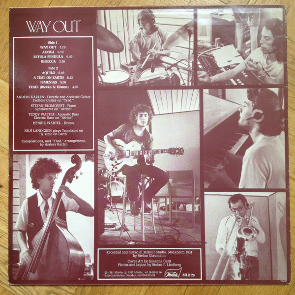 Anders Karlén ~ Way Out (Vinyl) - Djungel & Jazz