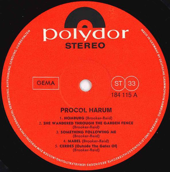 Procol Harum ~ Procol Harum (Vinyl) - Djungel & Jazz