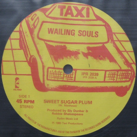 Wailing Souls / General Echo : Sweet Sugar Plum / Drunken Master (12", Ltd)