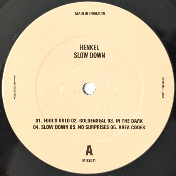 Henkel ~ Slow Down (Vinyl) - Djungel & Jazz