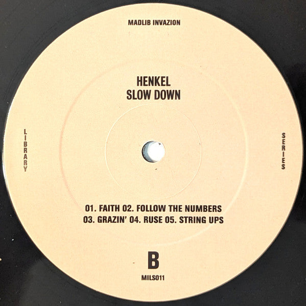 Henkel ~ Slow Down (Vinyl) - Djungel & Jazz