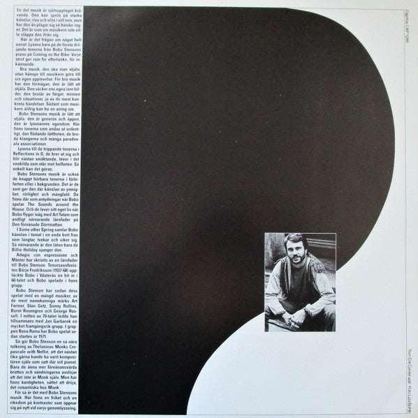 Bobo Stenson ~ The Sounds Around The House (Vinyl) - Djungel & Jazz