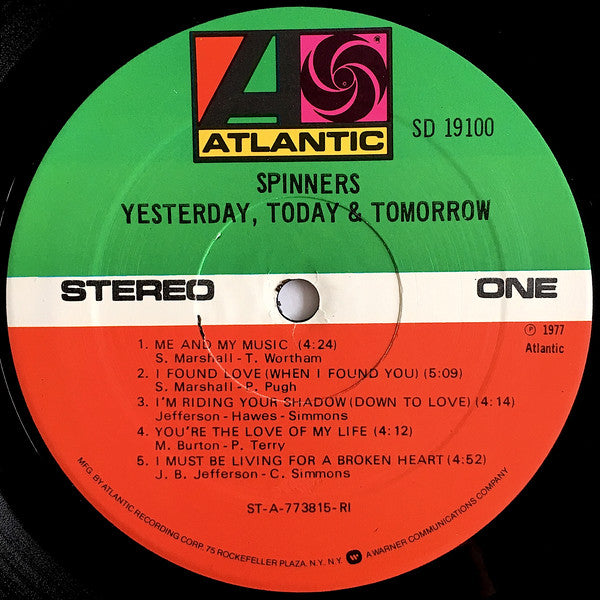 Spinners ~ Yesterday, Today & Tomorrow (Vinyl) - Djungel & Jazz