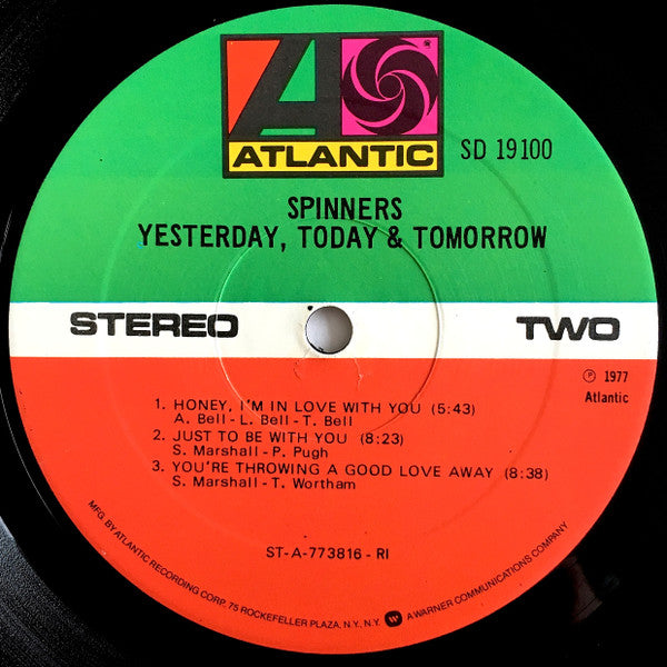 Spinners ~ Yesterday, Today & Tomorrow (Vinyl) - Djungel & Jazz