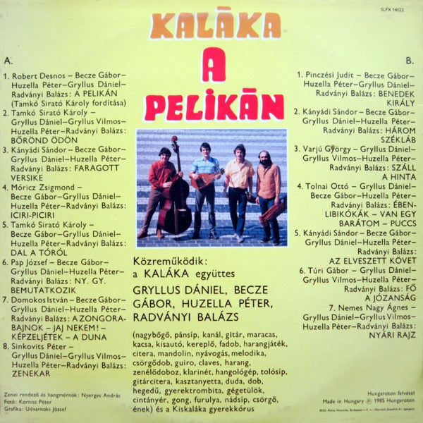 Kaláka : A Pelikán (LP, Album)