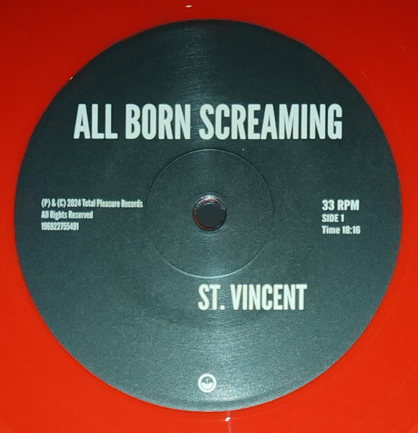 St. Vincent : All Born Screaming (LP, Album, Ltd, Red)