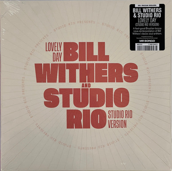 Bill Withers And Studio Rio ~ Lovely Day (Vinyl) - Djungel & Jazz