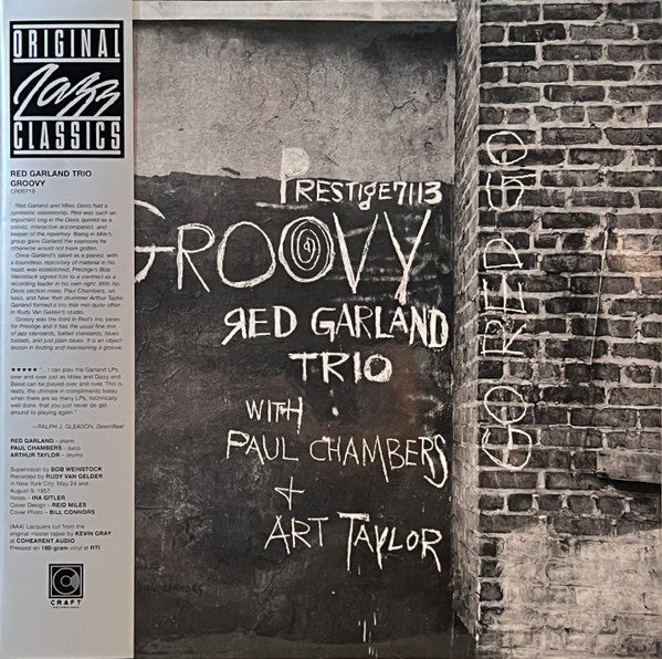 The Red Garland Trio : Groovy (LP, Album, Mono, RE, 180)