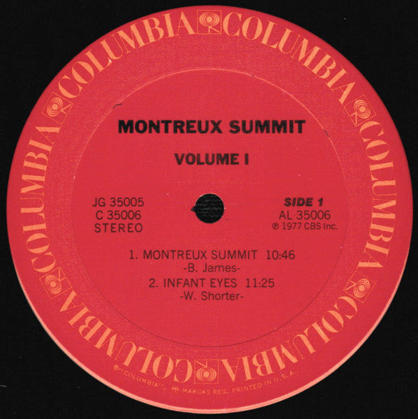 Various : Montreux Summit, Volume 1 (2xLP, Album, Pit)