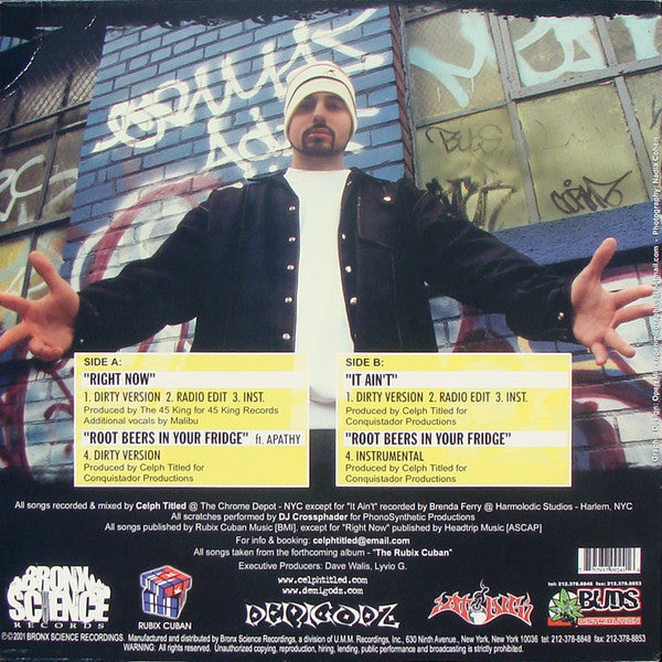 Celph Titled : Right Now (12", Single)