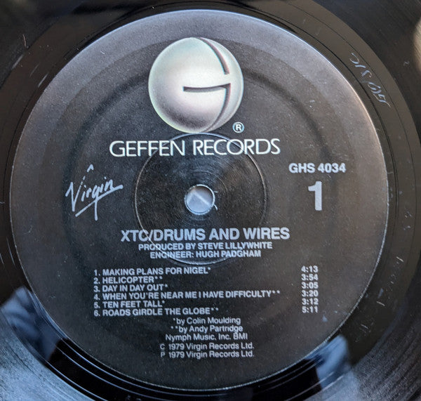 XTC : Drums And Wires (LP, Album, RE)