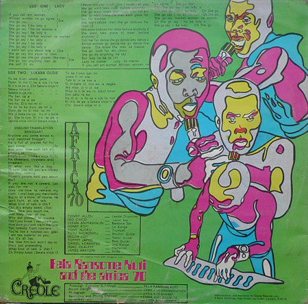 Fela Kuti And Africa 70 : Shakara (LP, Album, RE)
