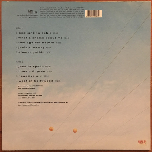 Steely Dan ~ Two Against Nature (Vinyl) - Djungel & Jazz