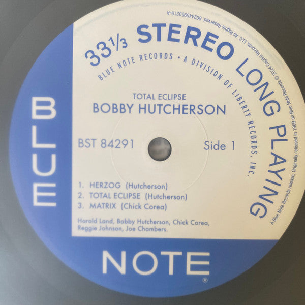 Bobby Hutcherson : Total Eclipse (LP, Album, RE, 180)
