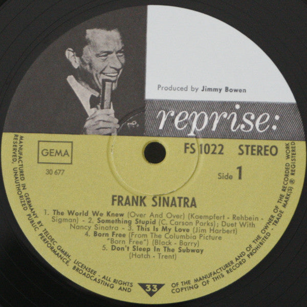 Frank Sinatra ~ The World We Knew (Vinyl) - Djungel & Jazz