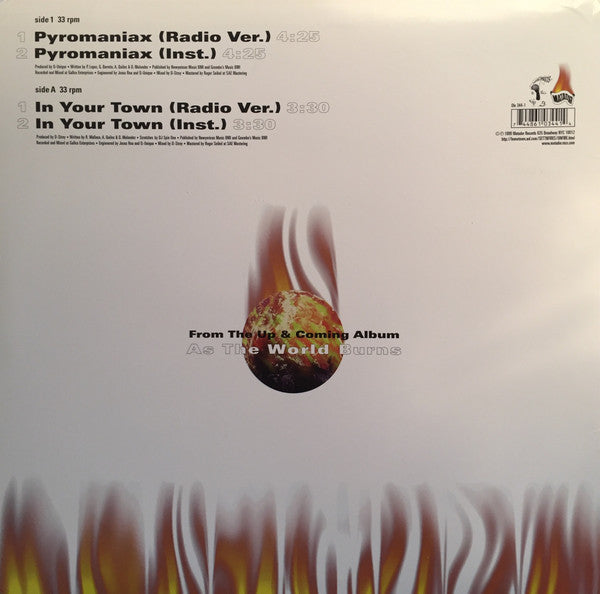 The Arsonists : Pyromaniax / In Your Town (12")