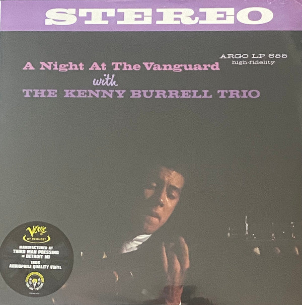 The Kenny Burrell Trio : A Night At The Vanguard (LP, RE)