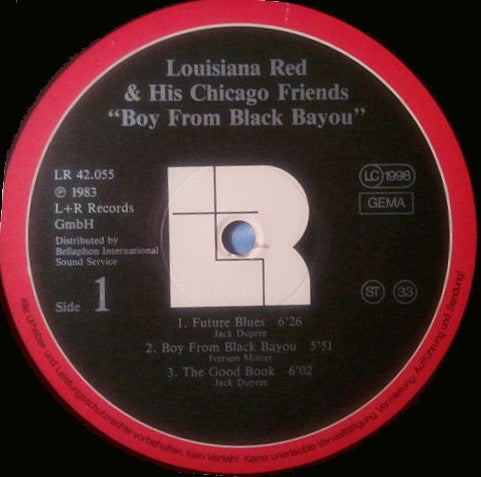 Louisiana Red And His Chicago Blues Friends ~ Boy From Black Bayou - Tribute To Muddy Waters (Vinyl) - Djungel & Jazz
