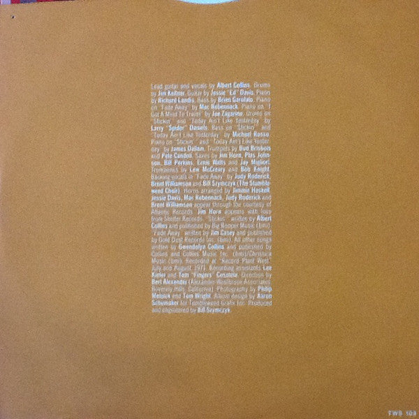 Albert Collins : There's Gotta Be A Change (LP, Album, Gat)