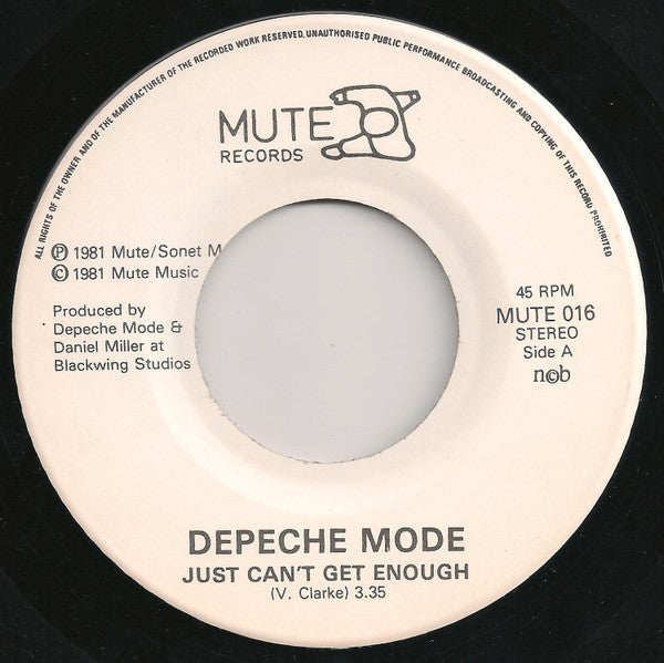 Depeche Mode ~ Just Can't Get Enough (Vinyl) - Djungel & Jazz