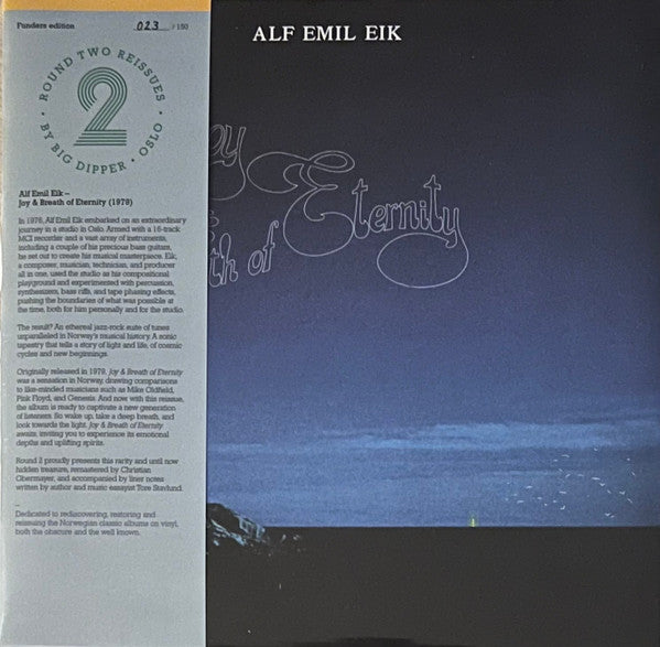 Alf Emil Eik ~ Joy & Breath Of Eternity (Vinyl) - Djungel & Jazz