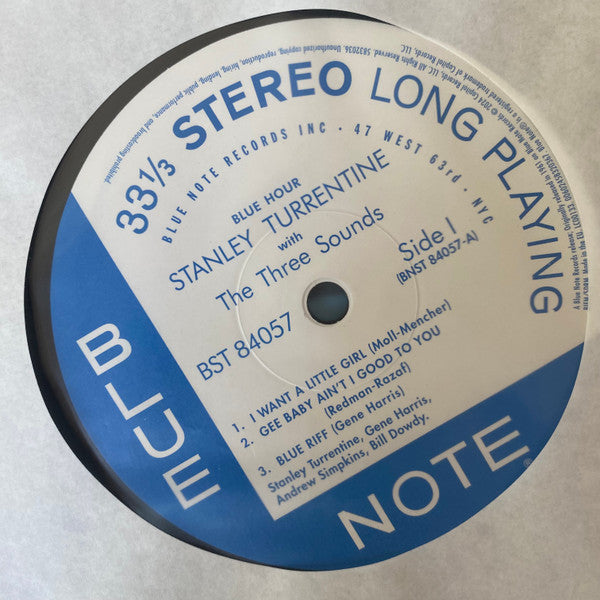 Stanley Turrentine With The 3 Sounds ~ Blue Hour (Vinyl) - Djungel & Jazz