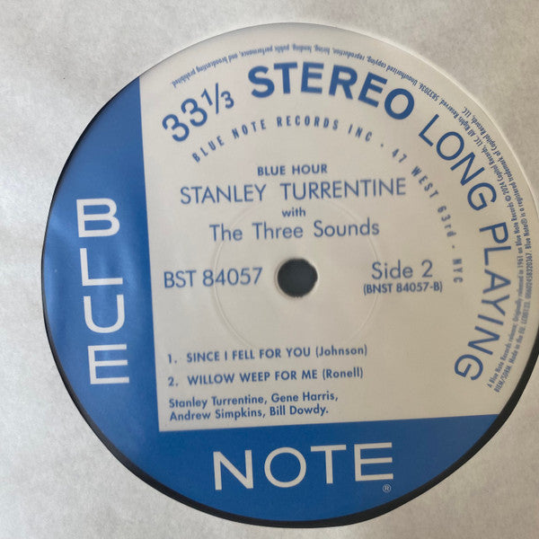 Stanley Turrentine With The 3 Sounds ~ Blue Hour (Vinyl) - Djungel & Jazz