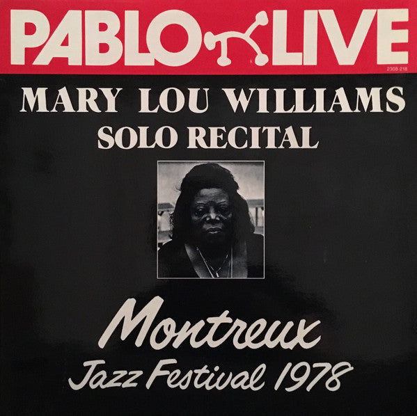 Mary Lou Williams : Solo Recital Montreux Jazz Festival 1978 (LP, Album)