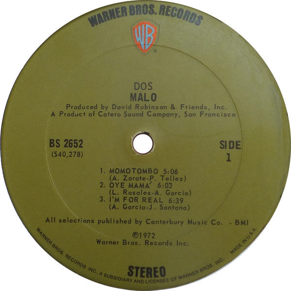 Malo  ~ Dos (Vinyl) - Djungel & Jazz