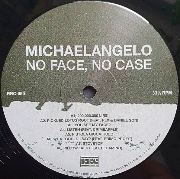 Michaelangelo  ~ No Face, No Case (Vinyl) - Djungel & Jazz