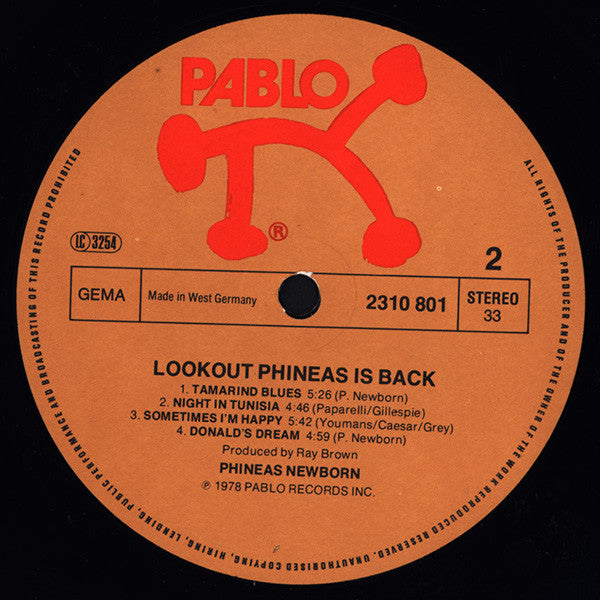 The Phineas Newborn Trio ~ Look Out - Phineas Is Back! (Vinyl) - Djungel & Jazz