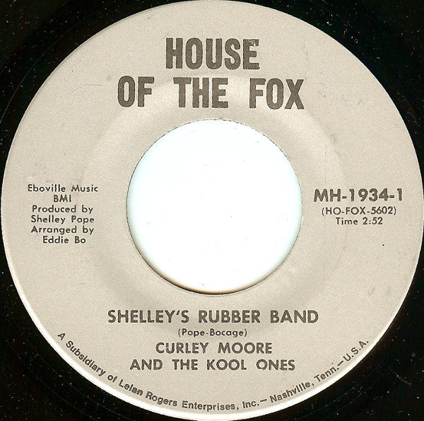 Curley Moore And The Kool Ones ~ Shelley's Rubber Band / Funky, Yeah (Vinyl) - Djungel & Jazz