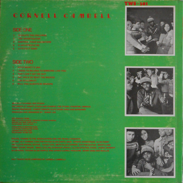 Cornell Campbell : Stalowatt (LP, Album)