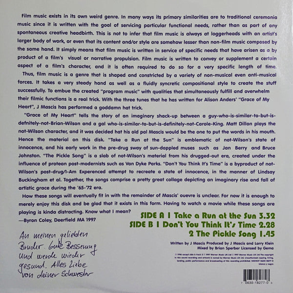 Dinosaur Jr. ~ Take A Run At The Sun (Vinyl) - Djungel & Jazz