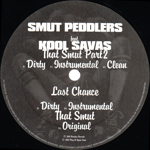 Smut Peddlers Feat. Kool Savas : That Smut Part 2 (12", EP)