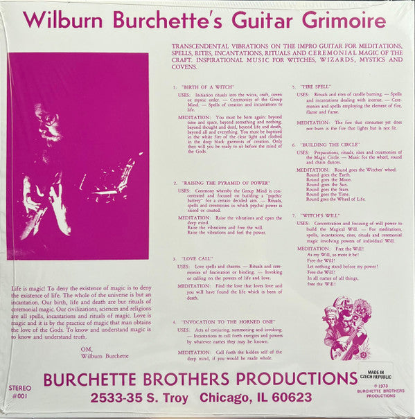 Master Wilburn Burchette ~ Guitar Grimoire (Vinyl) - Djungel & Jazz